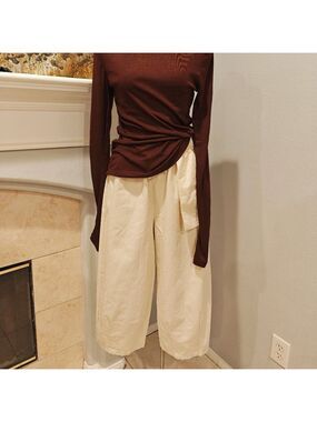 Vintage-inspired Mori Girl cotton pants 🌿